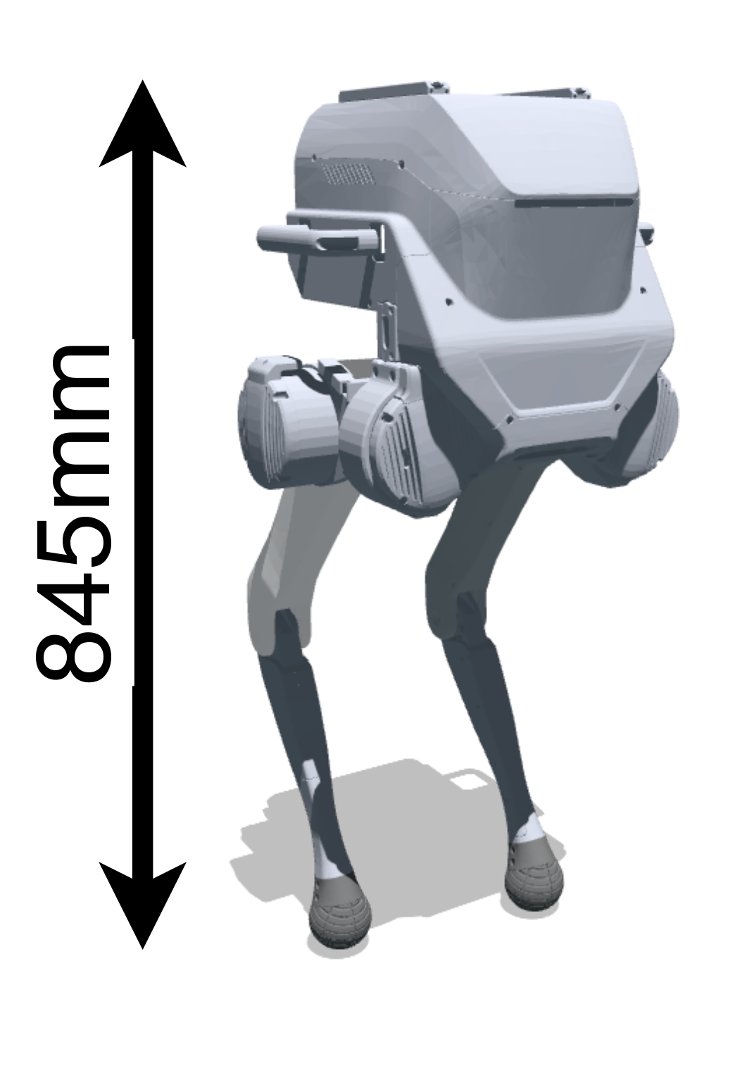 6-DoF biped robot.